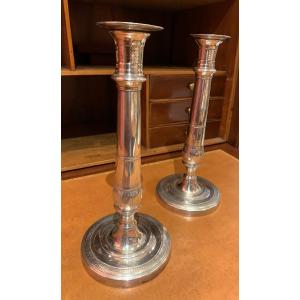 Pair Of Directoire Candlesticks 