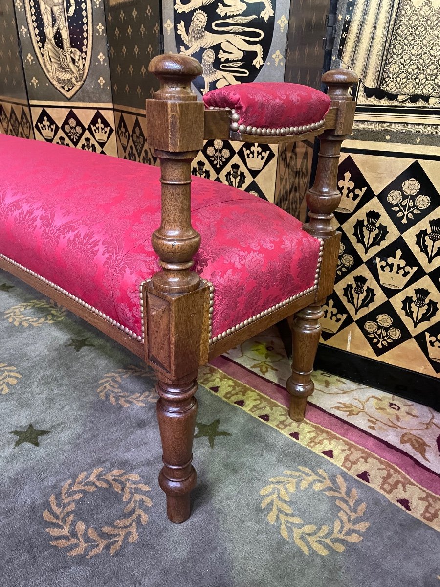 Napoleon III Louis Philippe Style Entrance Bench-photo-3