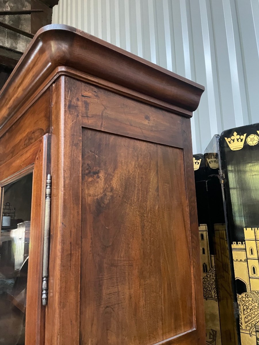 Armoire En Noyer époque Louis Philippe -photo-4