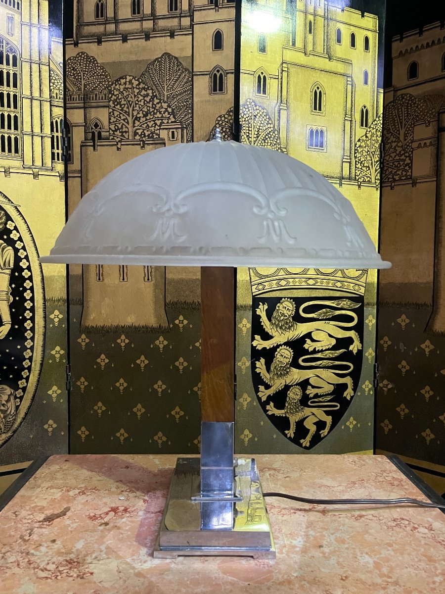 Art Deco Period Table Lamp-photo-3