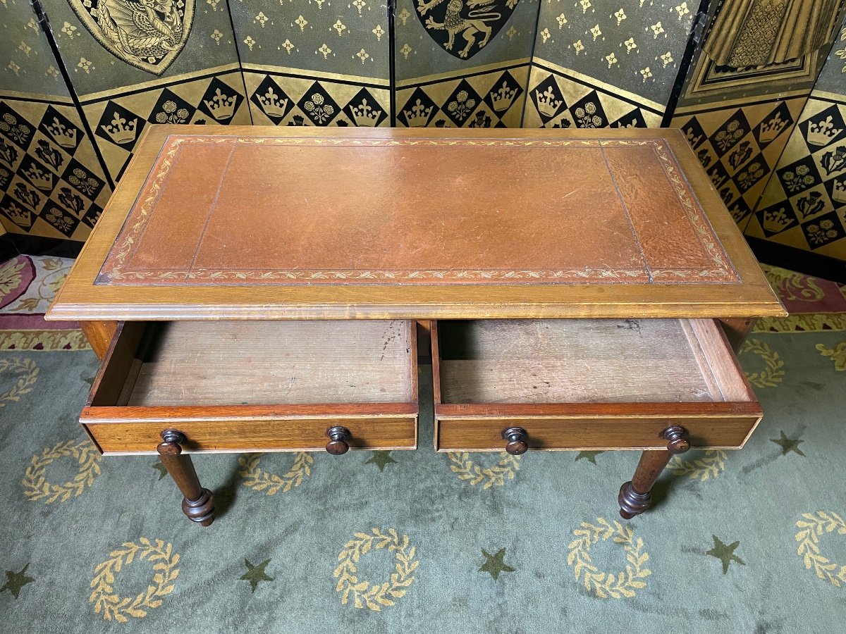 Louis Philippe Style Desk - English-photo-3