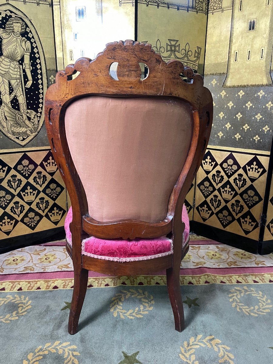 Mahogany Napoleon III Armchair-photo-2