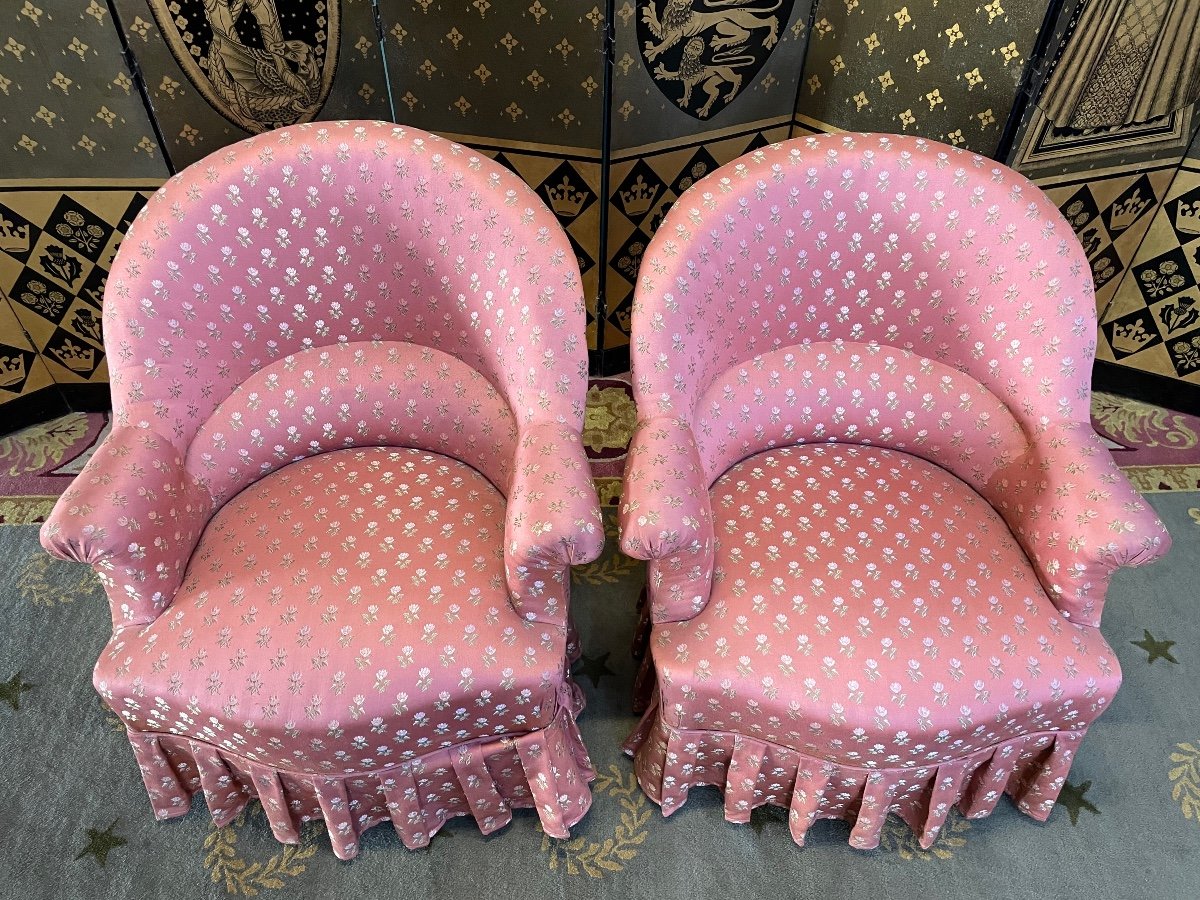 Pair Of Toad Armchairs-photo-2