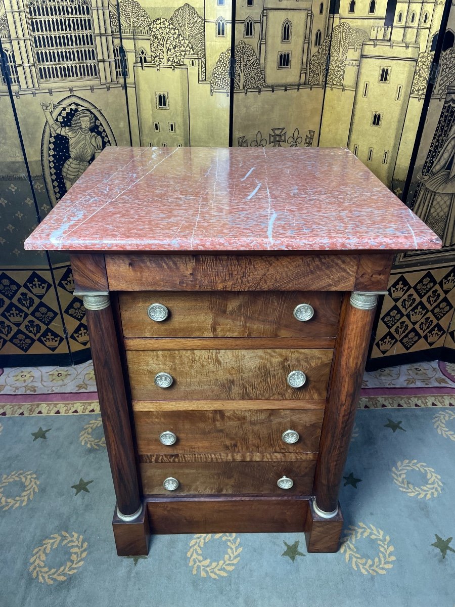 Chest Of Drawers - Empire Period Chest Of Drawers-photo-2