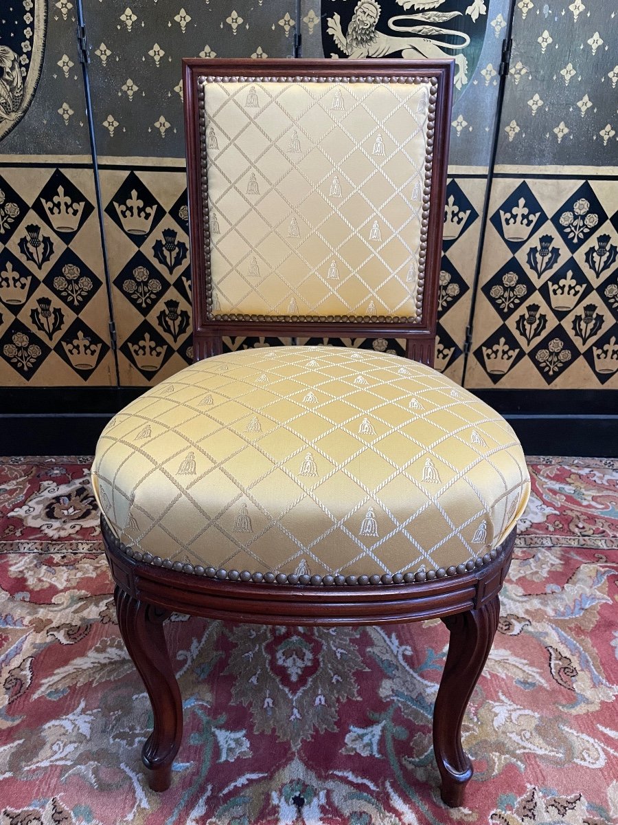 Suite Of 6 Napoleon III Period Chairs-photo-2