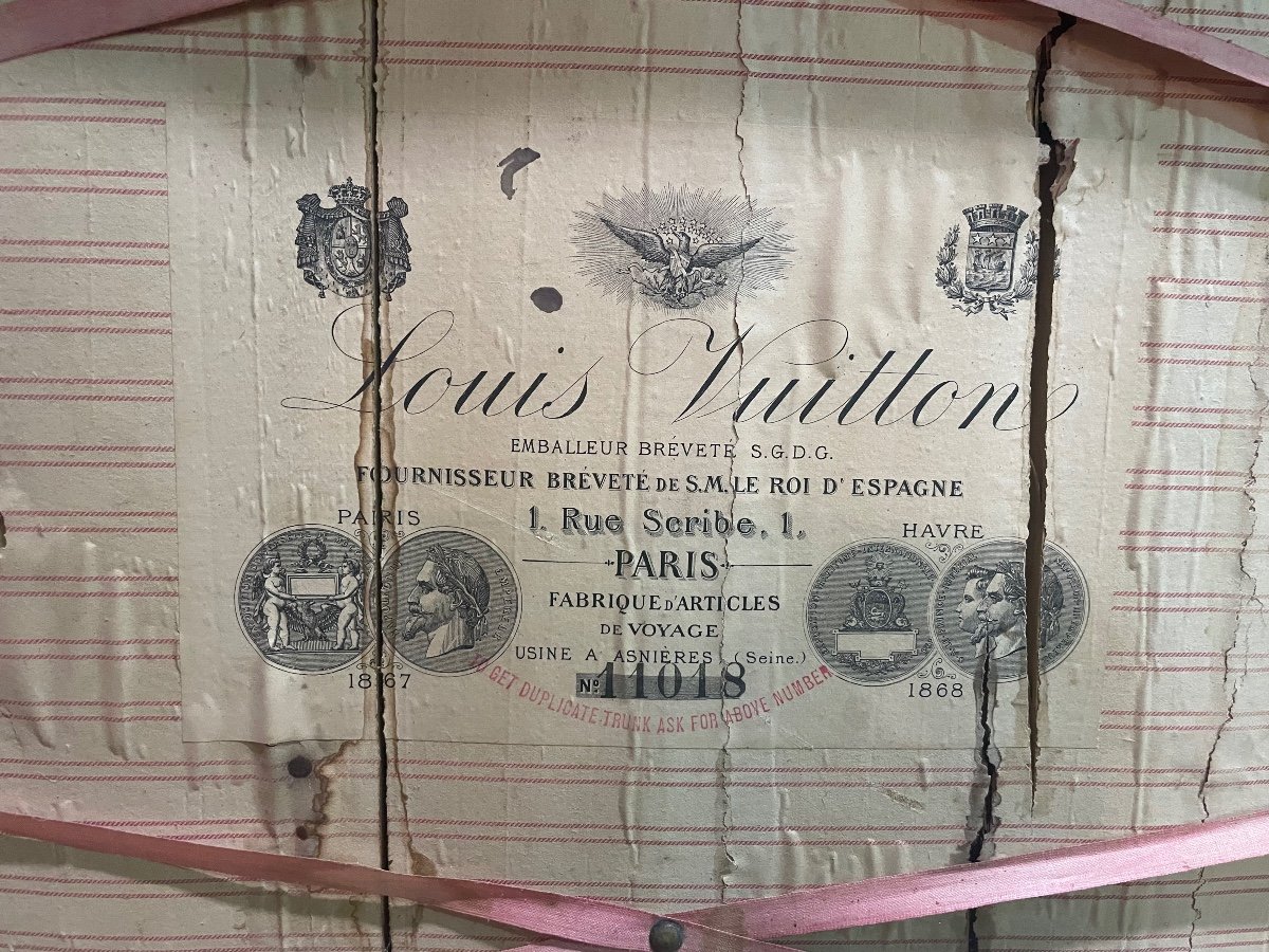 Proantic: Ancienne Malle De Voyage Louis Vuitton