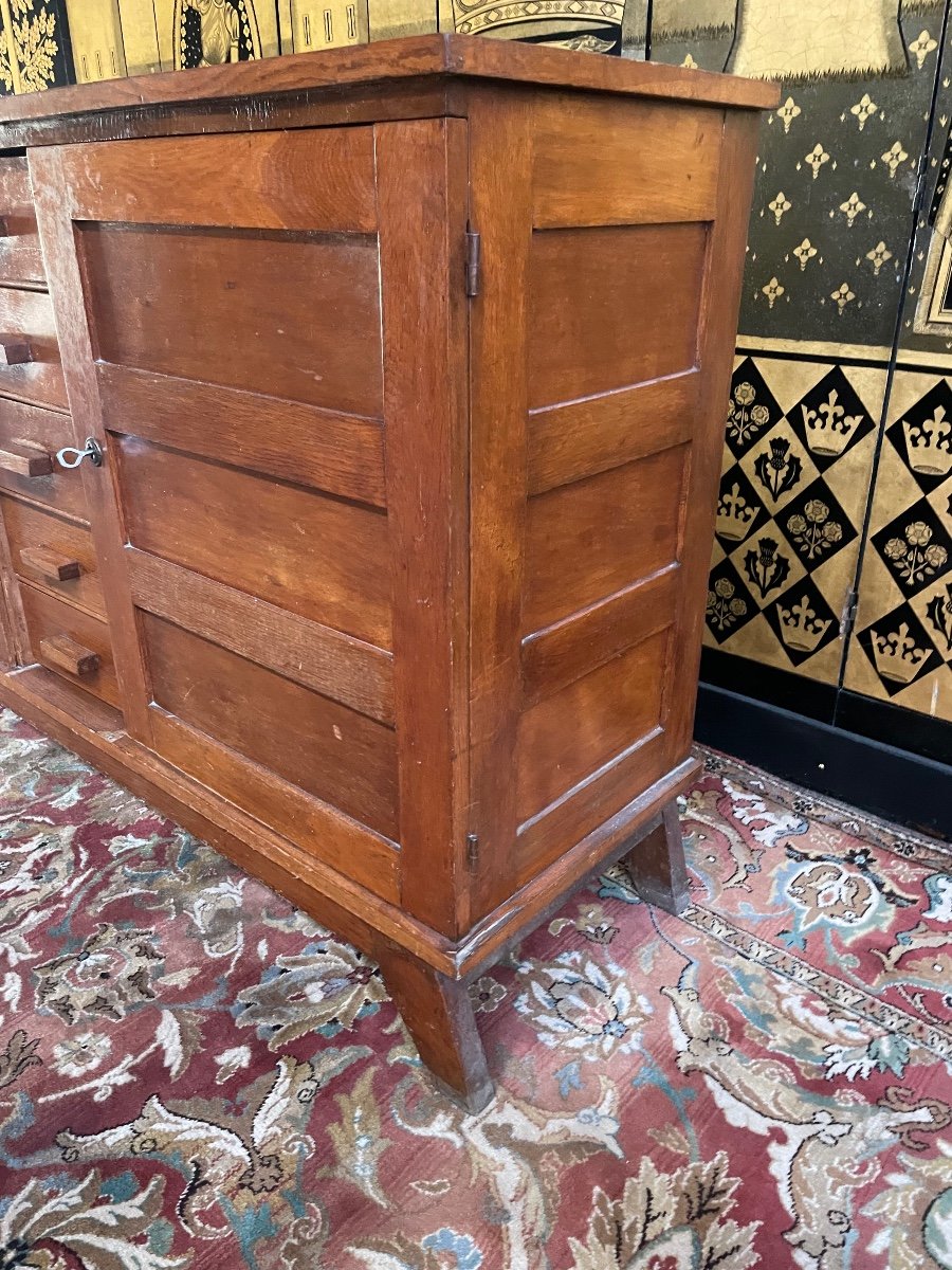 Oak Sideboard “rené Gabriel” 1950-photo-3