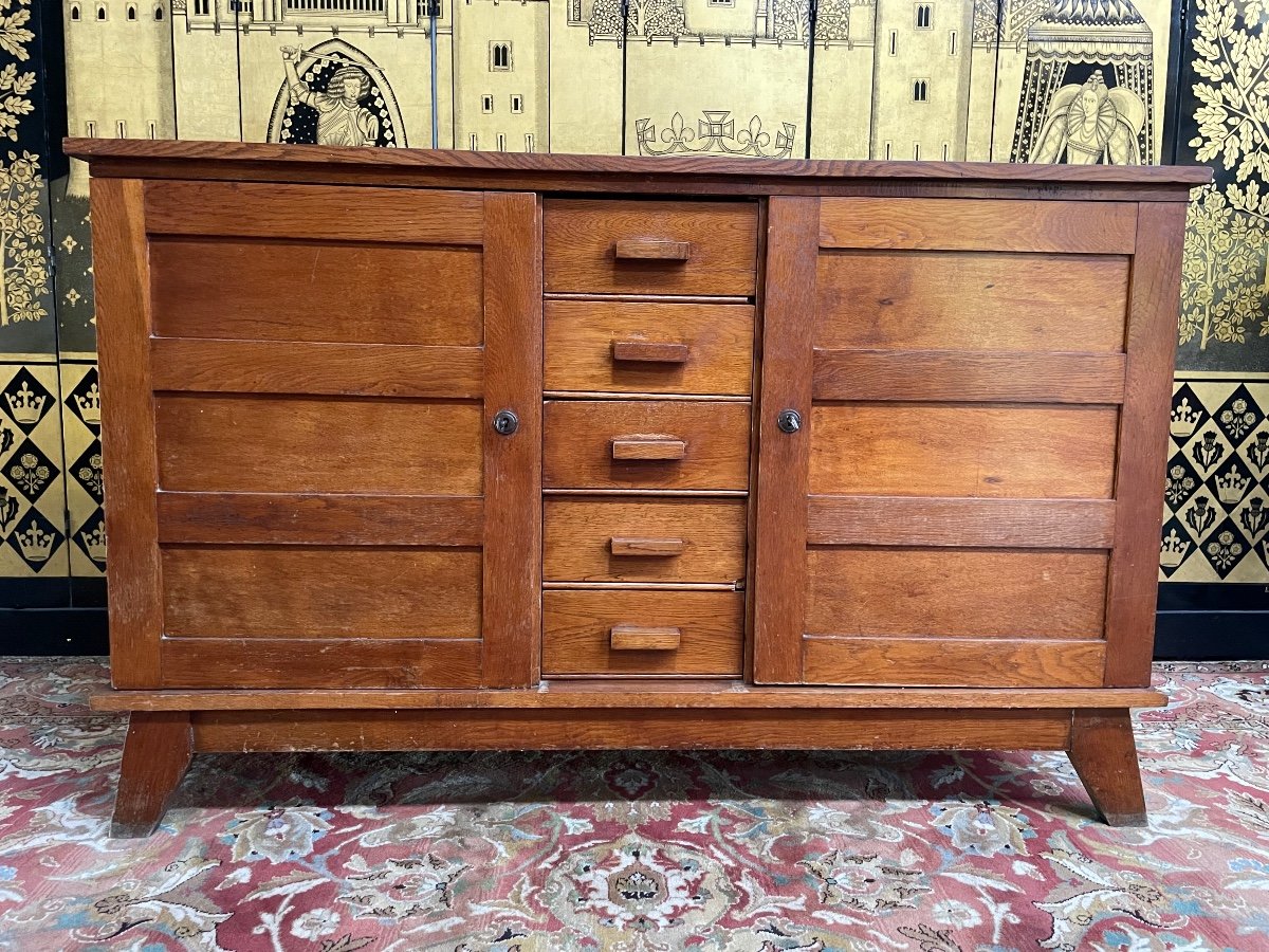 Oak Sideboard “rené Gabriel” 1950