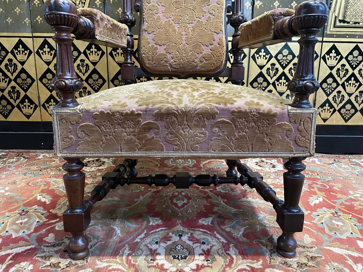 Renaissance Style Ceremonial Armchair-photo-4