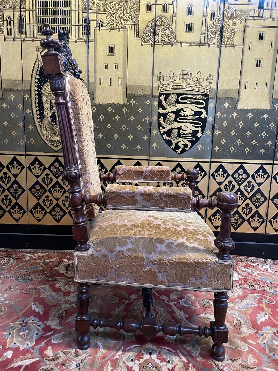 Renaissance Style Ceremonial Armchair-photo-2