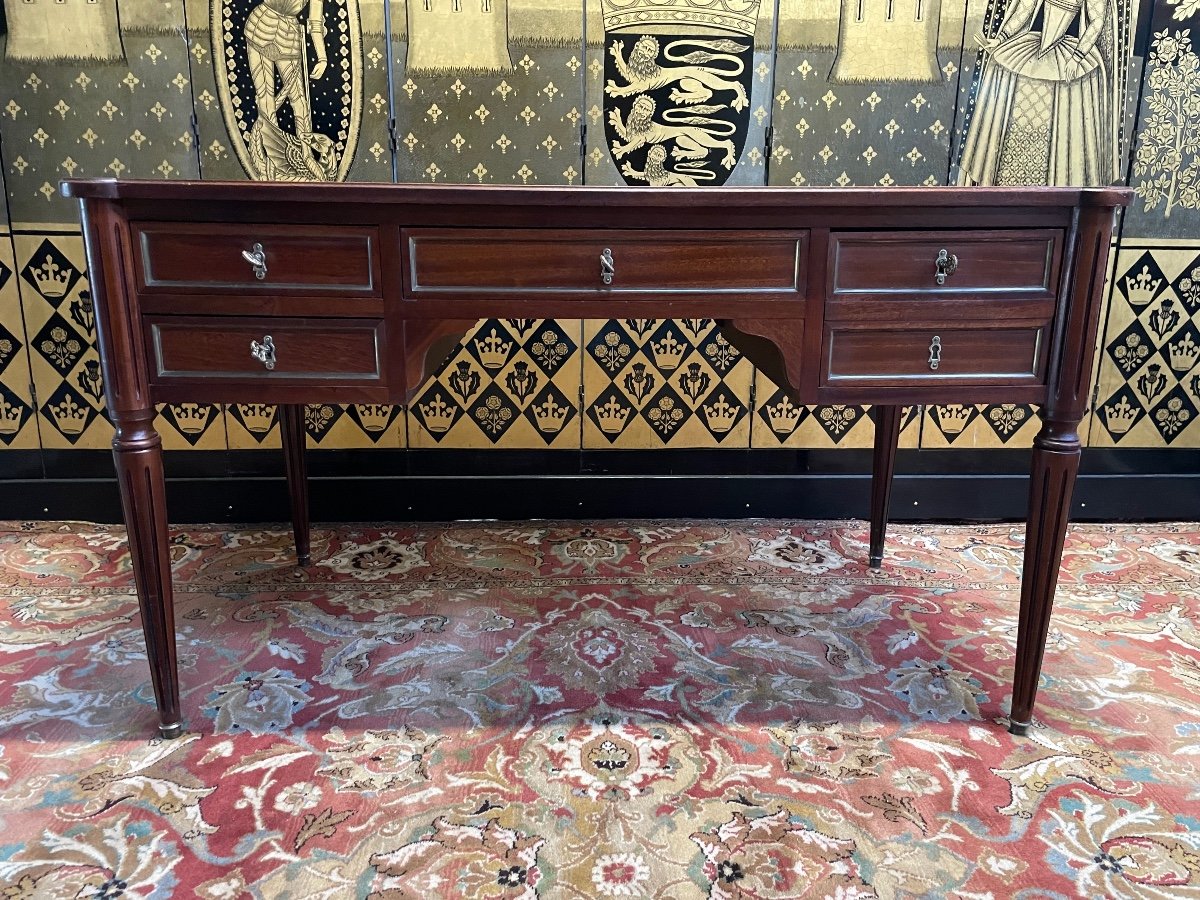 Louis XVI Style Flat Desk-photo-2