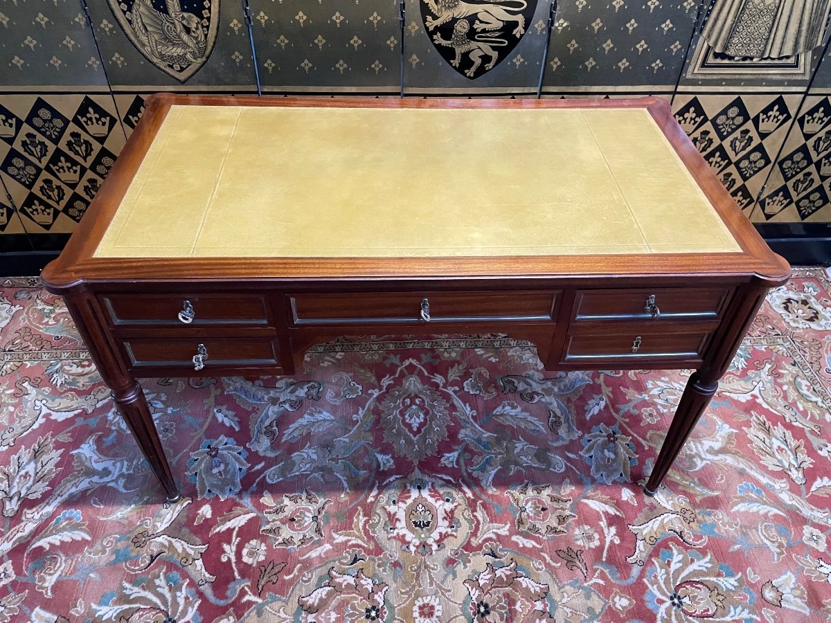 Louis XVI Style Flat Desk-photo-3