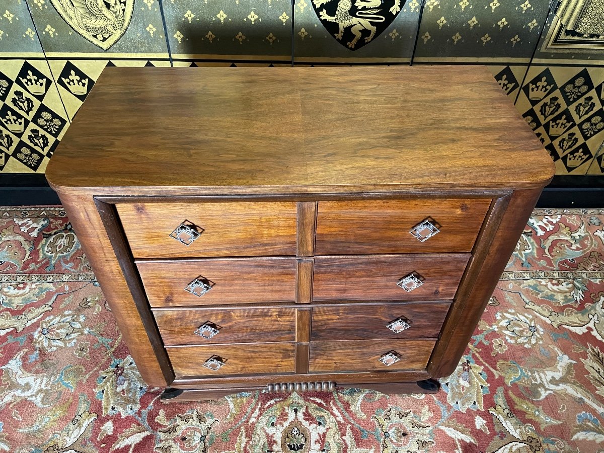 Art Deco Period Chest Of Drawers-photo-4