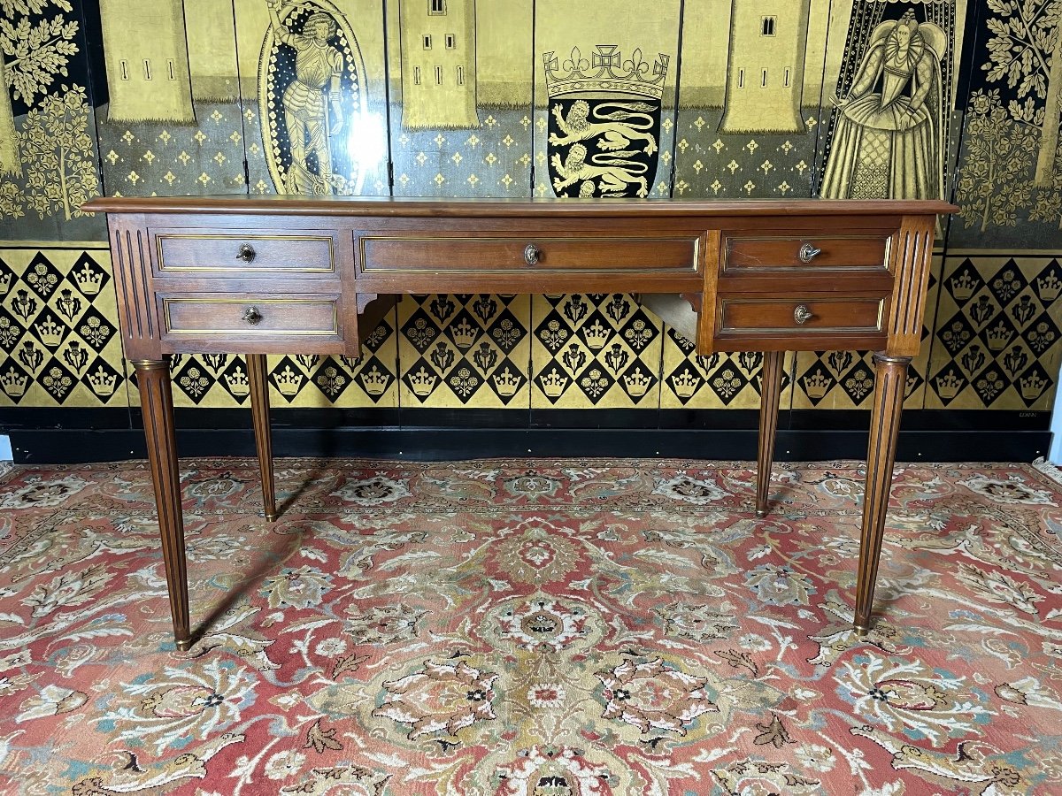 Louis XVI Style Flat Desk-photo-4