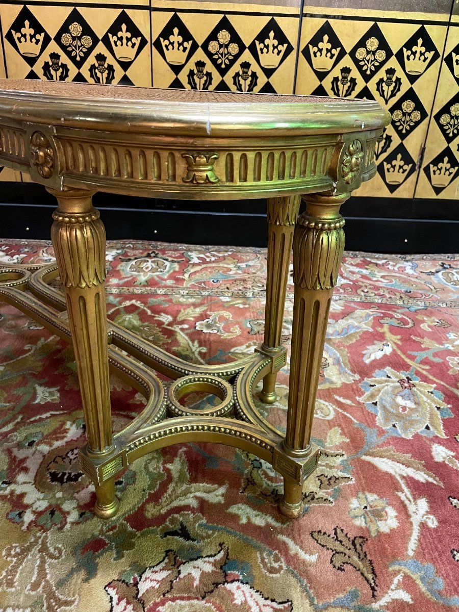 Louis XVI Style Piano Bench-photo-1