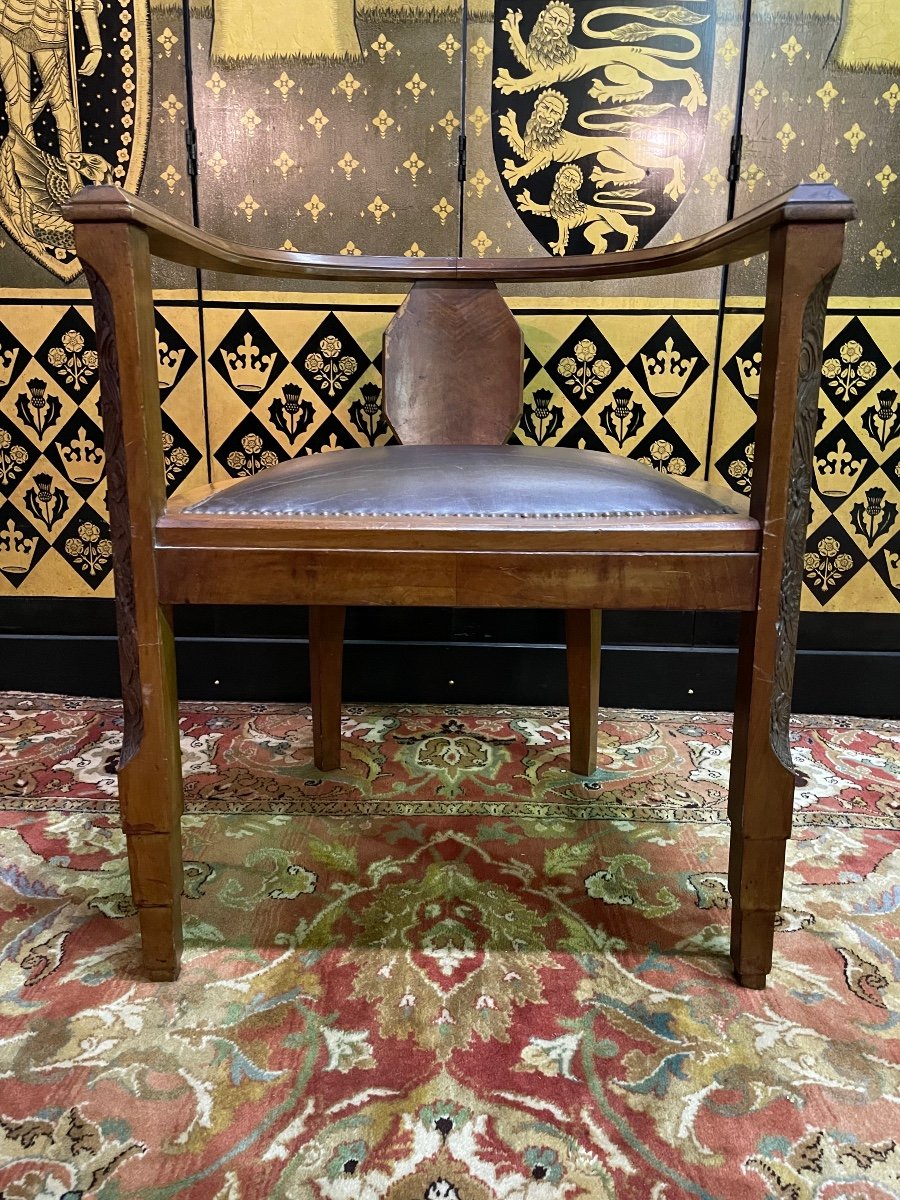 Art Deco Period Office Armchair