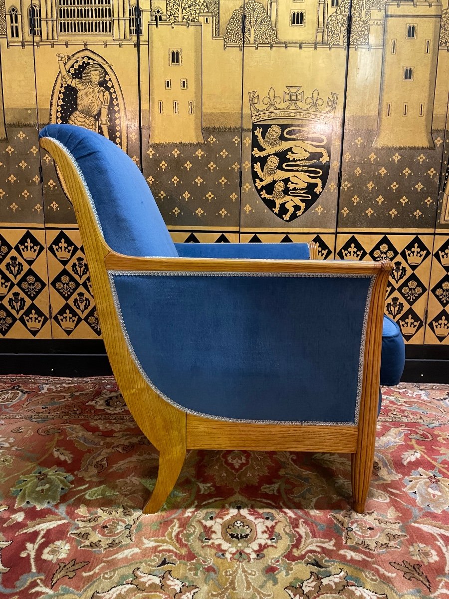 Armchair / Bergère Art Deco Period-photo-1