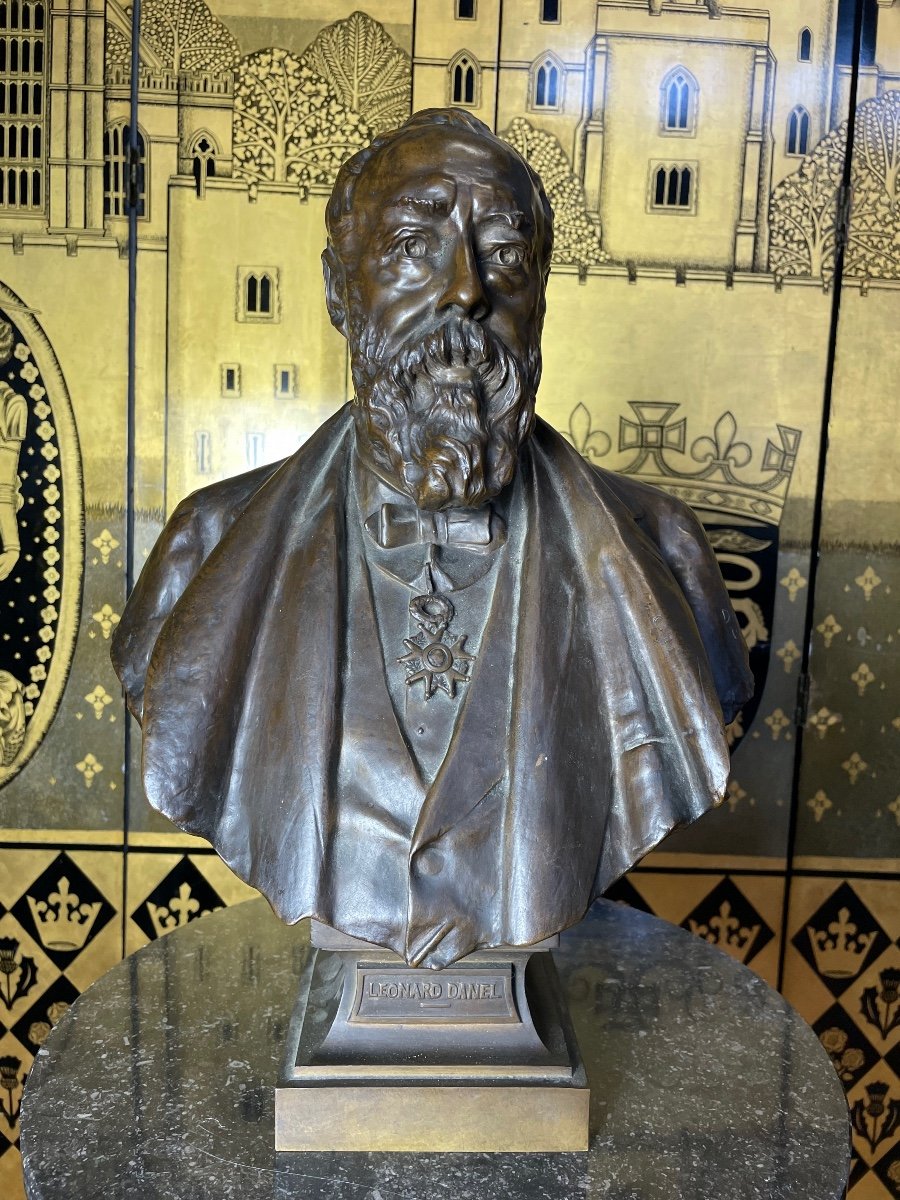 Bronze Bust “denys Puech” Barbedienne