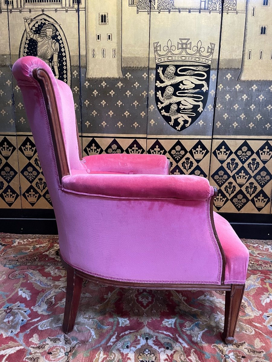 Fauteuil - Bergère De Style Louis XVI-photo-2