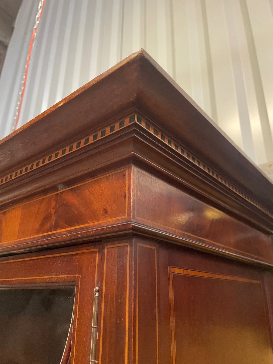 Library - English Mahogany Showcase -photo-1