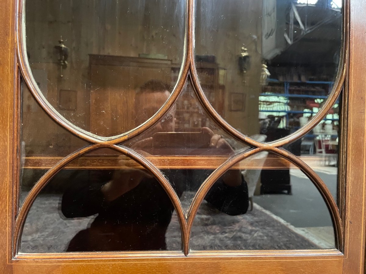 Library - English Mahogany Showcase -photo-4