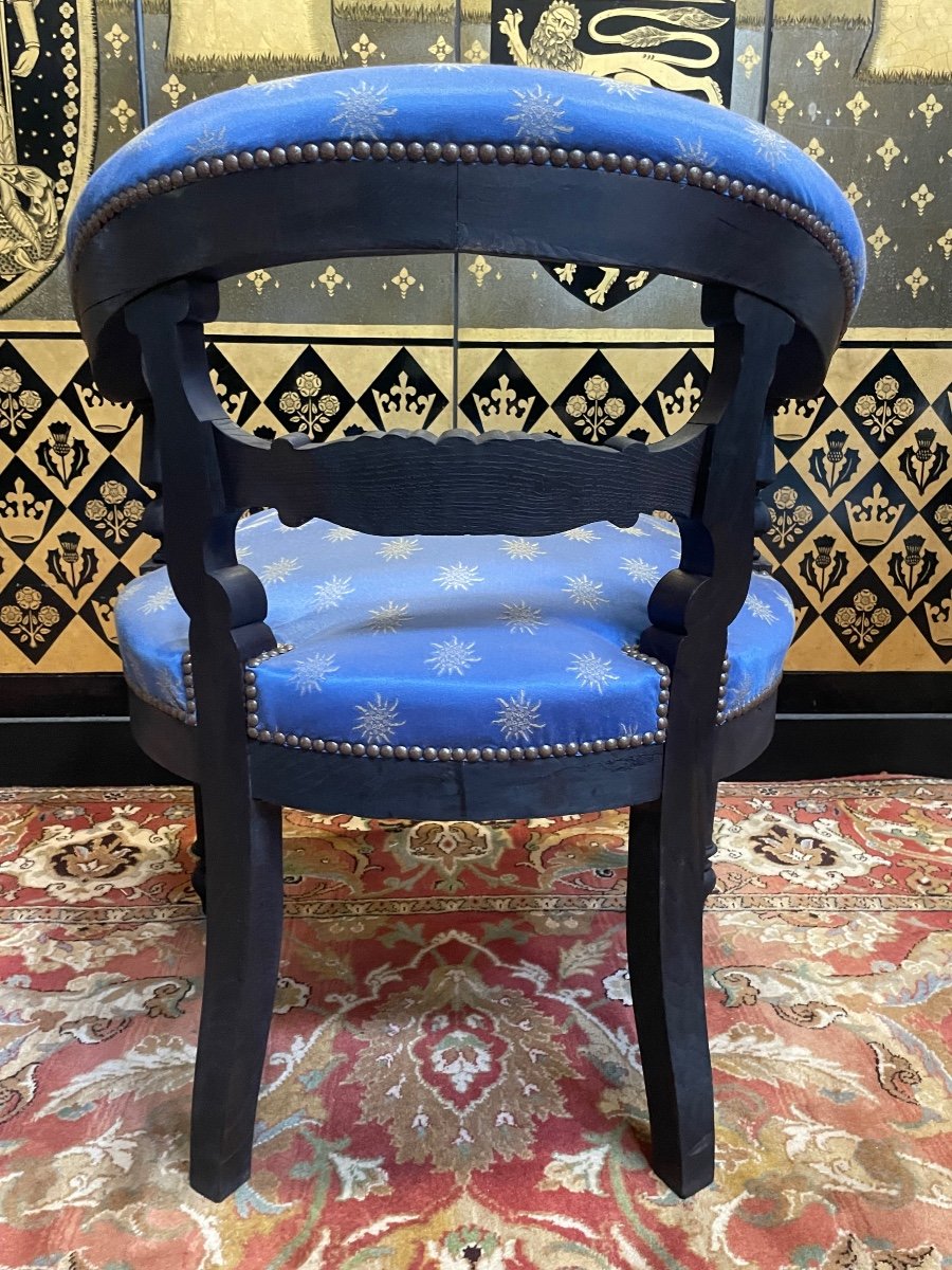 Louis Philippe Office Armchair - Napoleon III-photo-4