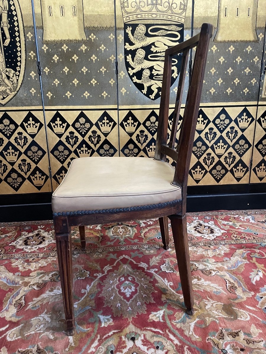 Suite Of 6 Louis XVI Style Chairs -photo-5