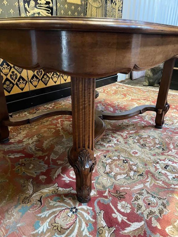 Louis XVI Style Walnut Dining Table -photo-4