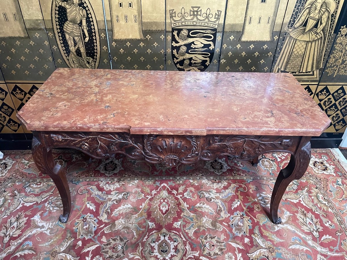 Console - Louis XV Period Game Table-photo-2