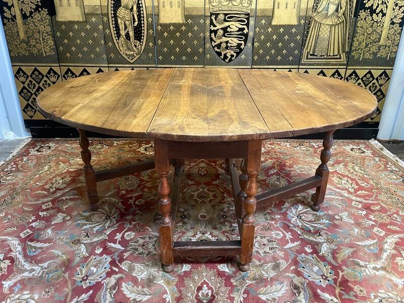 English Oak Gateleg Table 