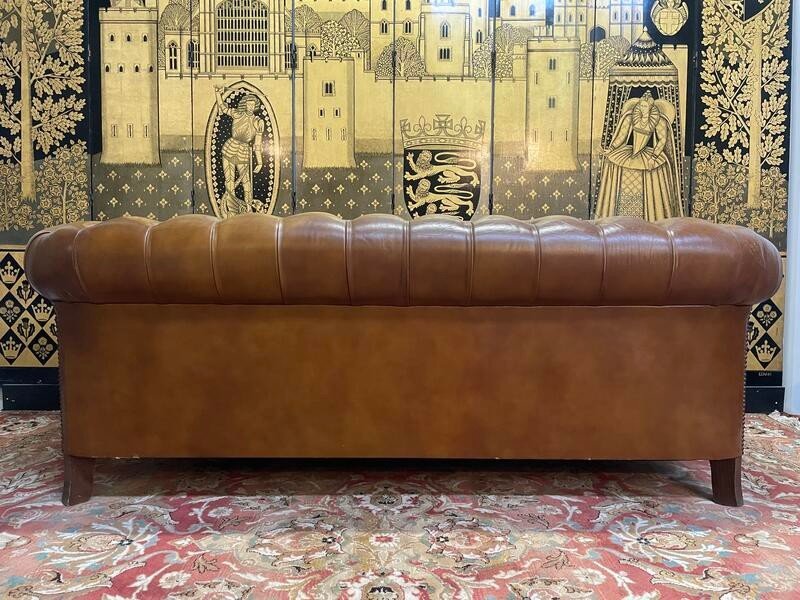 Chesterfield Leather Sofa-photo-3