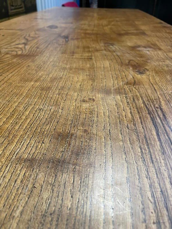 Monastery Farmhouse Table In Solid Oak X-photo-2