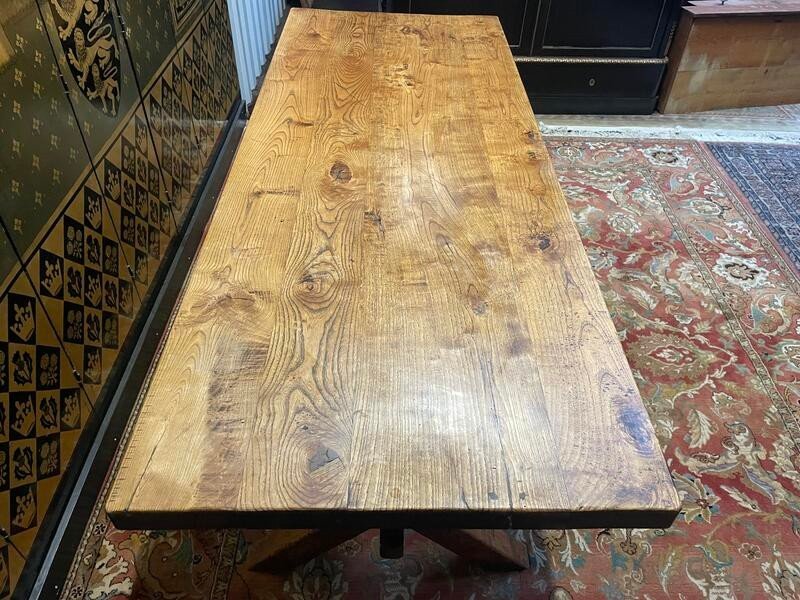 Monastery Farmhouse Table In Solid Oak X-photo-1