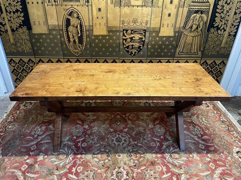 Monastery Farmhouse Table In Solid Oak X