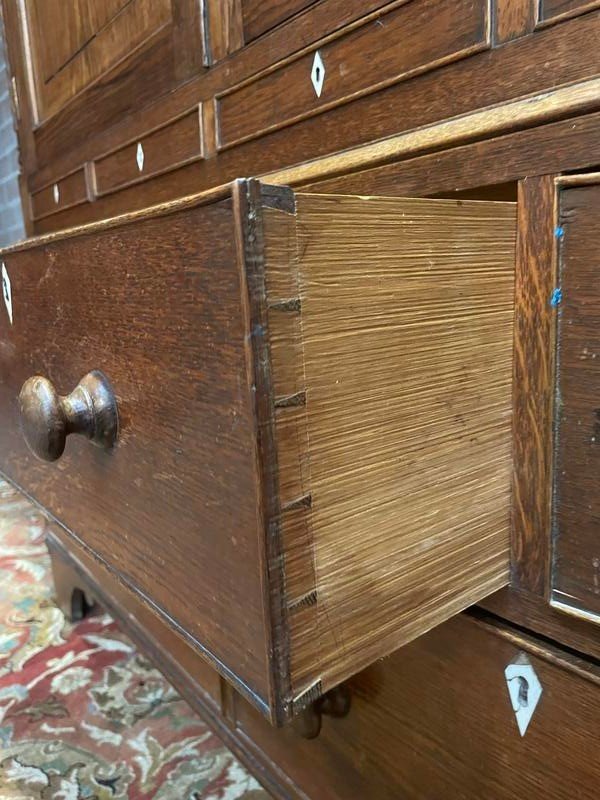 Chest Of Drawers - English Oak Craft Furniture Sideboard -photo-3