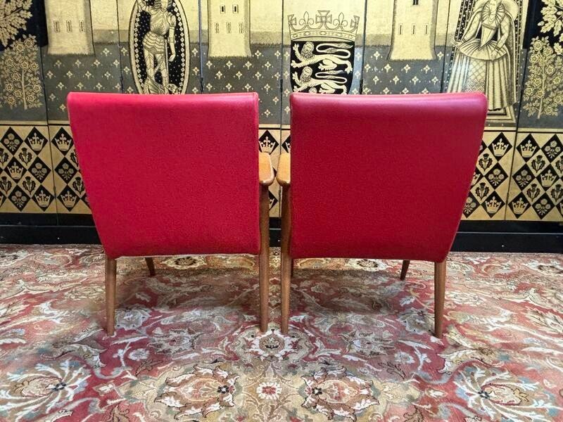 Pair Of Grasshopper Armchairs 1950-photo-4