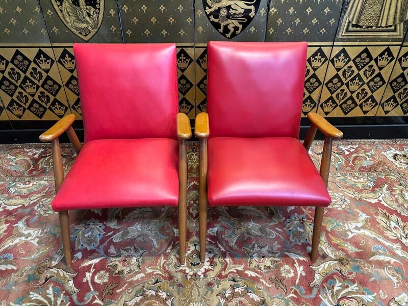 Pair Of Grasshopper Armchairs 1950-photo-2