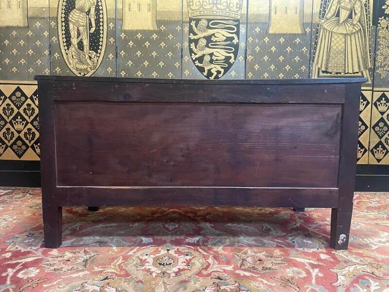 Empire Period Low Chest Of Drawers - Tv Cabinet -photo-2