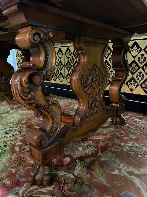 Italian Renaissance Style Dining Table  -photo-3