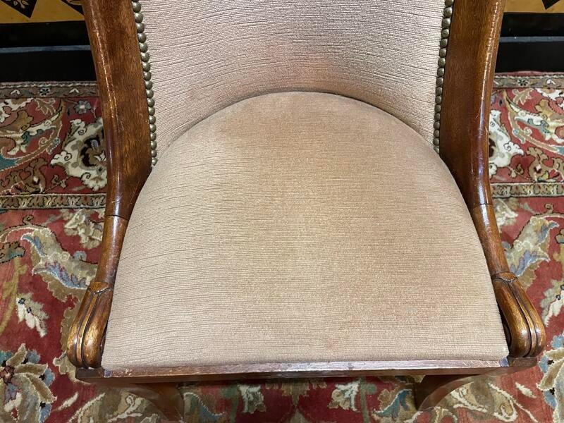 Set Of 6 Empire Gondola Chairs In Mahogany -photo-5