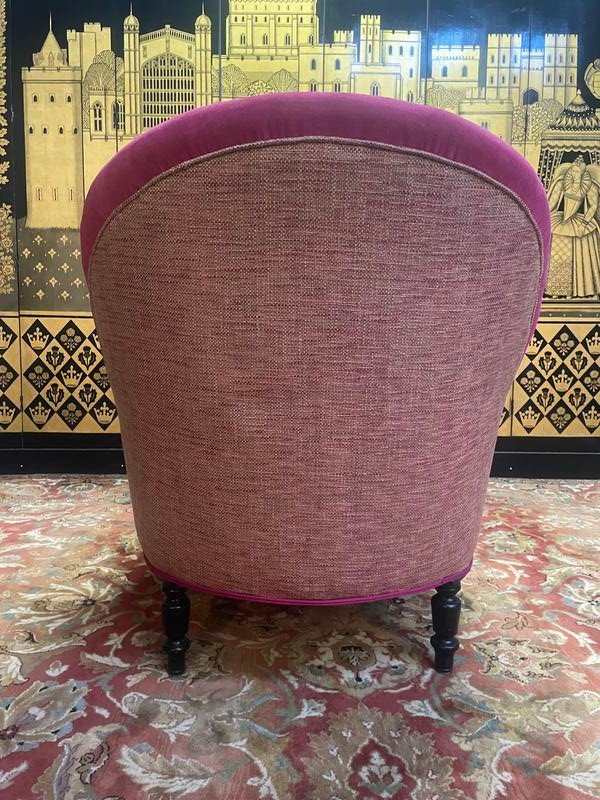 Napoleon III Meridian In Pink Velvet-photo-4