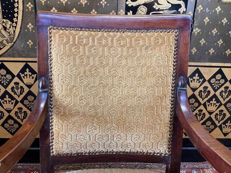 Empire Period Armchair With Crosses-photo-2