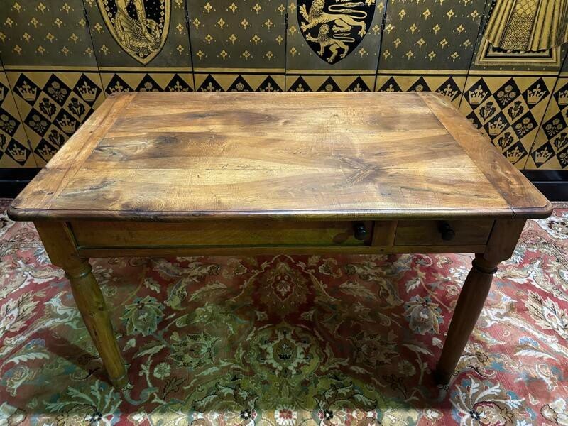 Table/ Bureau Louis Philippe En Noyer  XIXe-photo-2