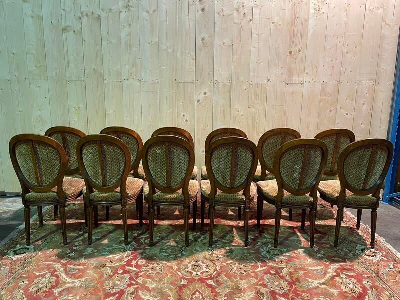 Set Of 12 Louis XVI Style Chairs -photo-2