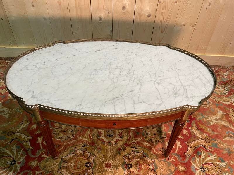 Louis XVI Style Bouillotte Coffee Table-photo-2