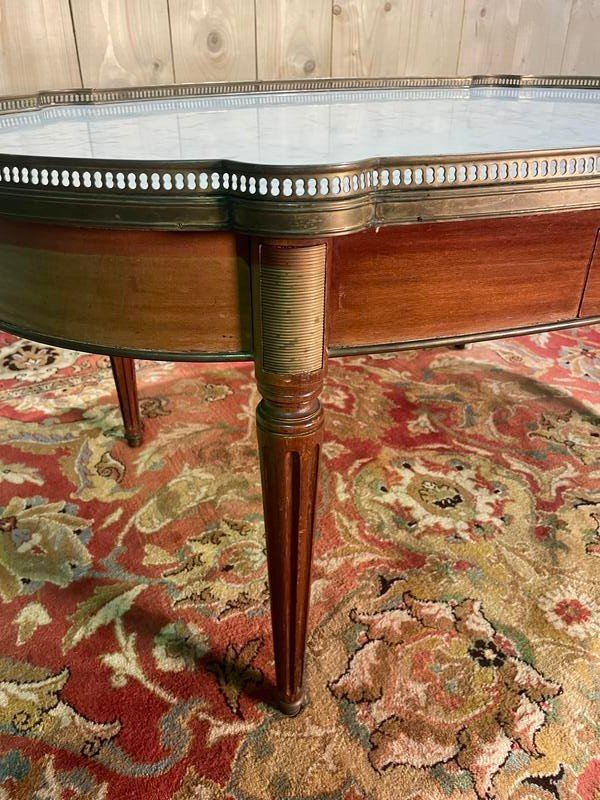 Louis XVI Style Bouillotte Coffee Table-photo-3