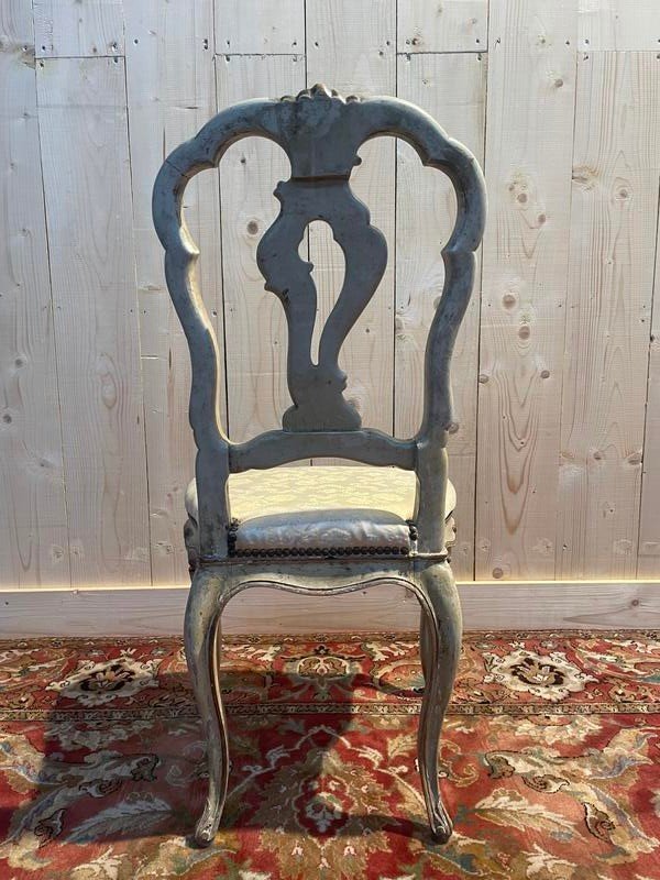 Set Of 6 Louis XV Venetian Chairs-photo-1