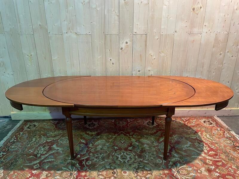 Louis XVI Style Oval Dining Table-photo-1