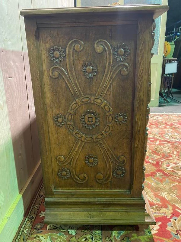 Renaissance Style Buffet In Carved Oak -photo-2