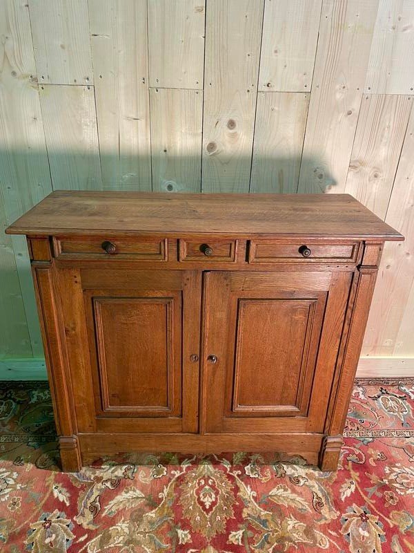 Louis Philippe Buffet In Solid Oak -photo-4